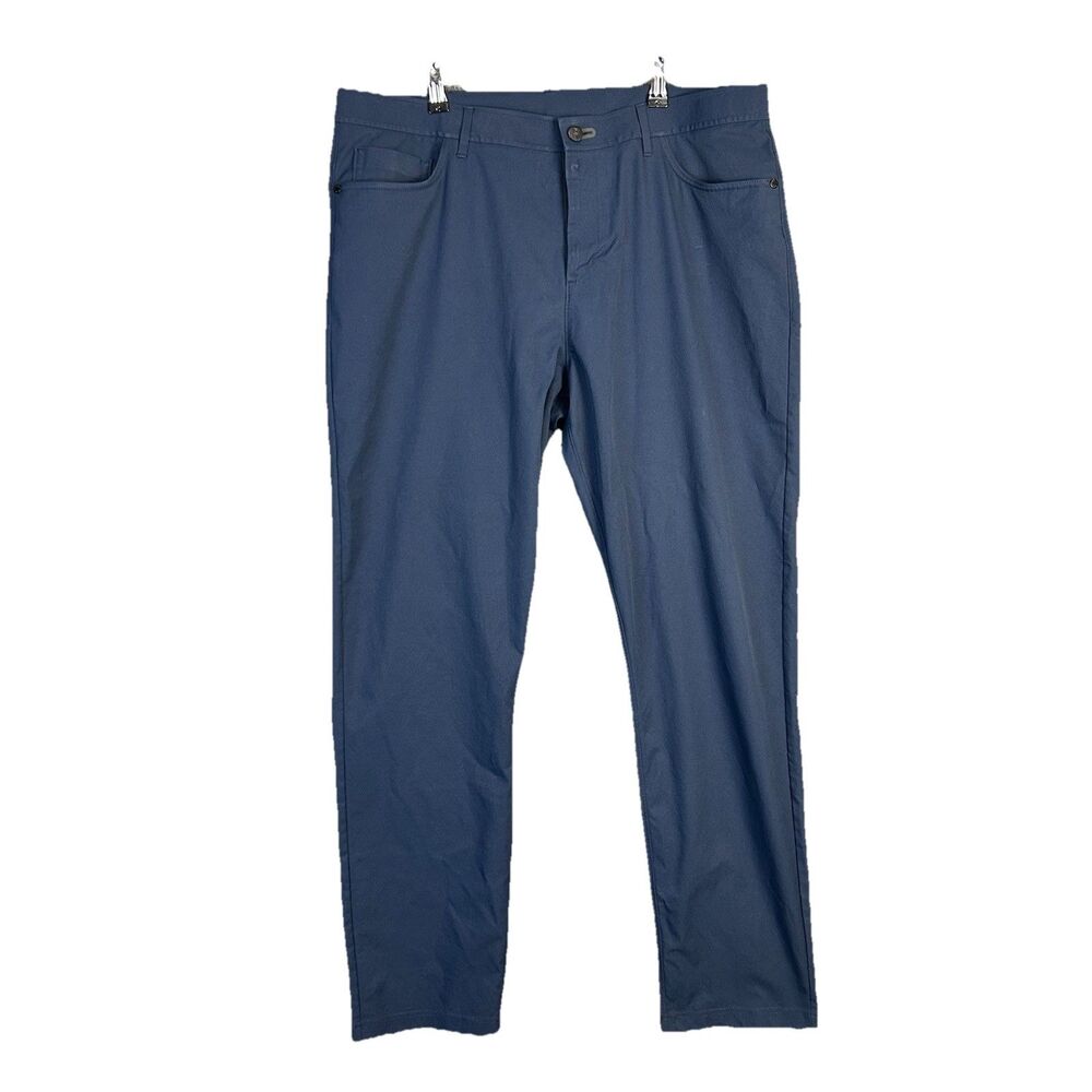 Public Rec Pants Mens 38x32 All Day Everyday Stretch Lightweight Golf Navy Blue